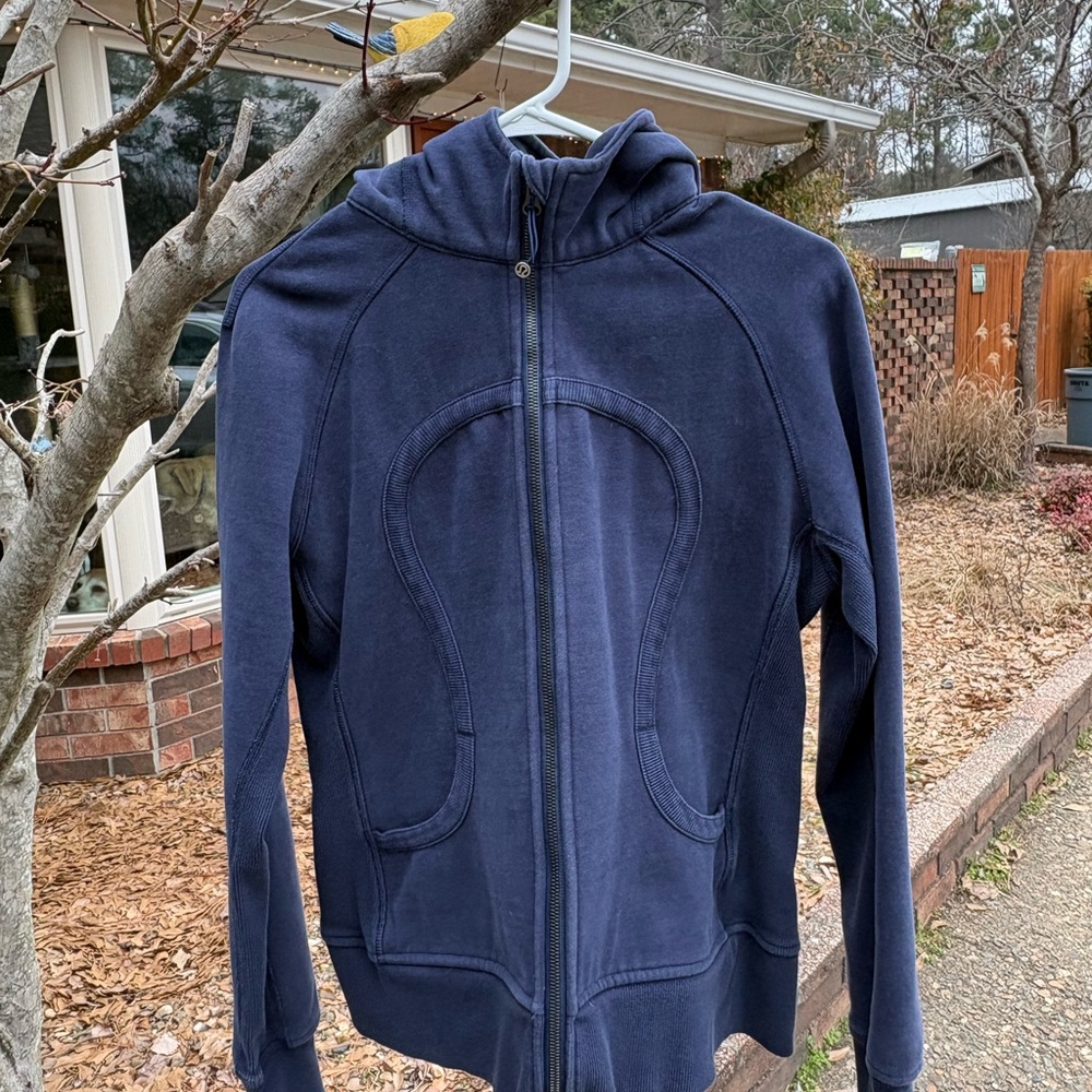 lululemon athletica Navy Blue Hoodie Jacket